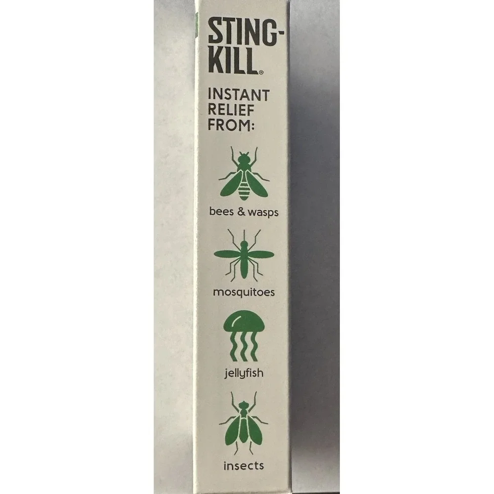 Sting-Kill Swabs 5 ct from bee stings, mosquito bites, and jellyfish stings
